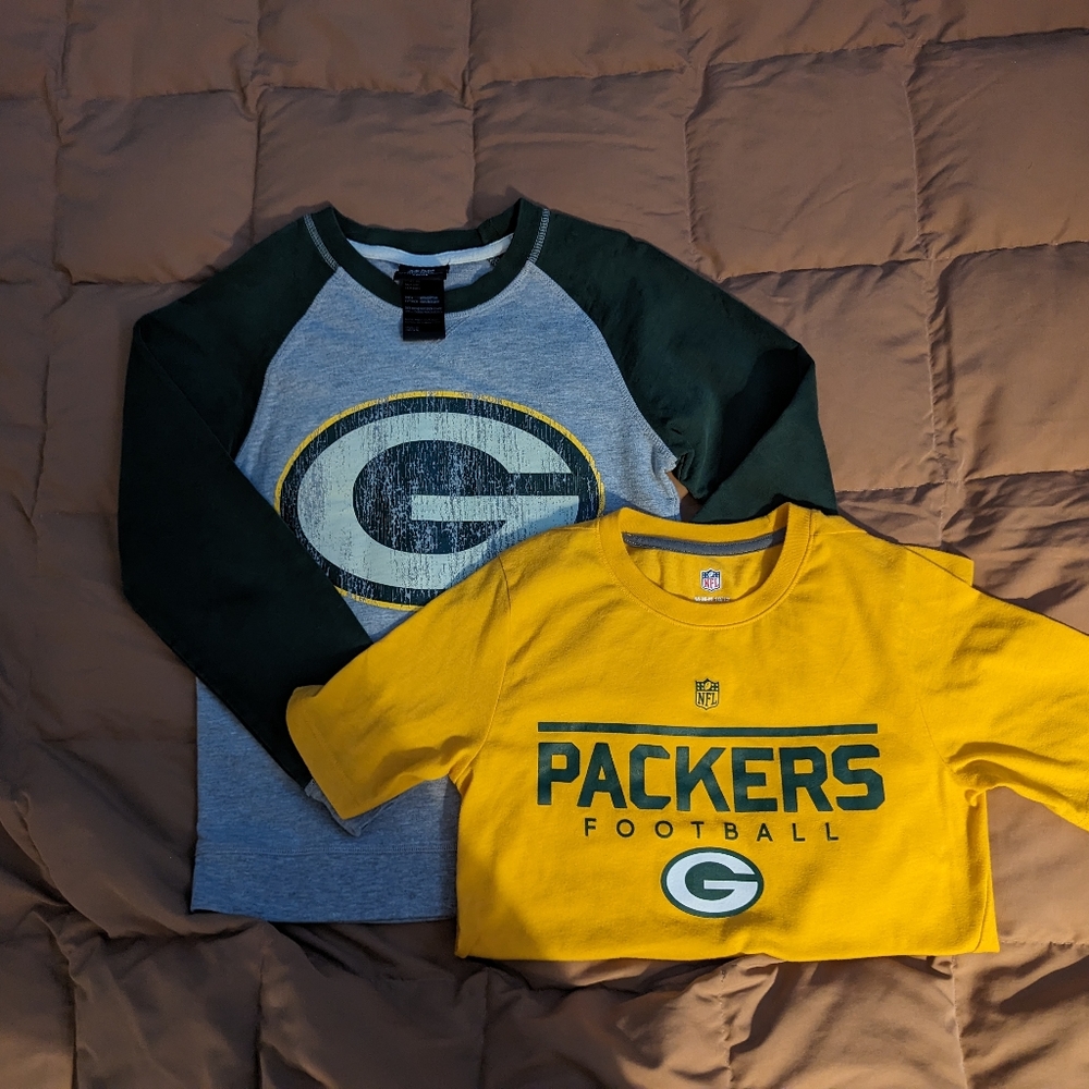 Youth  Boys, Green Bay T-Shirts, used